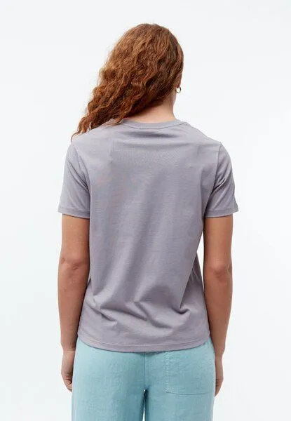 Givn Berlin Givn Berlin T-Shirt GBFINE aus Bio-Baumwolle, Lilac grey, – Produktbild 3 von 4