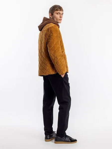 Rotholz Rotholz Jacke - Quilt Jacket - aus Bio Baumwolle wattiert mit recyceltem Polyester, Toffee (braun), – Produktbild 2 von 4