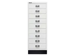 Bisley Bisley Schubladenschrank "MultiDrawer" DIN A3 mit 9 Schubladen verkehrsweiß – Produktbild 1 von 1
