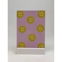 ettics STUDIO postkarte ettics STUDIO - Smiley yellow/rosa – Produktbild 1 von 1
