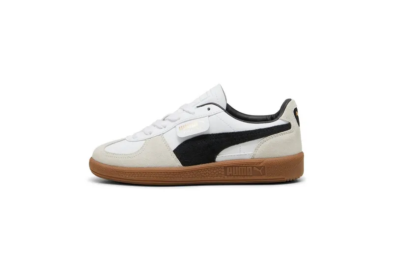 Puma Puma PALERMO LTH JR Sneaker (für Jugendliche) mit leicht profilierter Gummisohle, mit Schnürung, sportlicher Stil, Weiß, – Produktbild 2 von 5