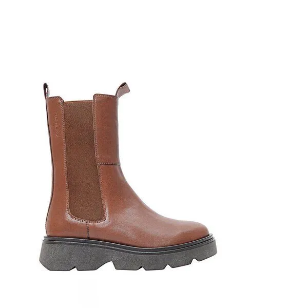 Ten Points Ten Points warm gefütterte Lederboots mit dicker Sohle, Karin, Braun, – Produktbild 1 von 3