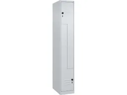 C+P C+P Z-Spind Classic PLUS, 2 Fächer, 1850x300x500mm, Lichtgrau/Lichtgrau – Produktbild 1 von 1