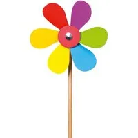 Goki goki Windmühle aus Holz Blume bunt Höhe 37 cm, Durchmesser 14,5 cm – Produktbild 1 von 1