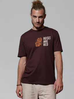 watapparel watapparel T-Shirt Unisex Roses are red – Produktbild 1 von 1