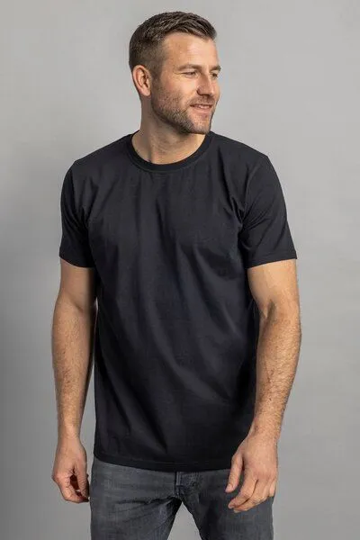DIRTS dirts Premium Blank T-Shirt SLIM, Black, – Produktbild 3 von 4