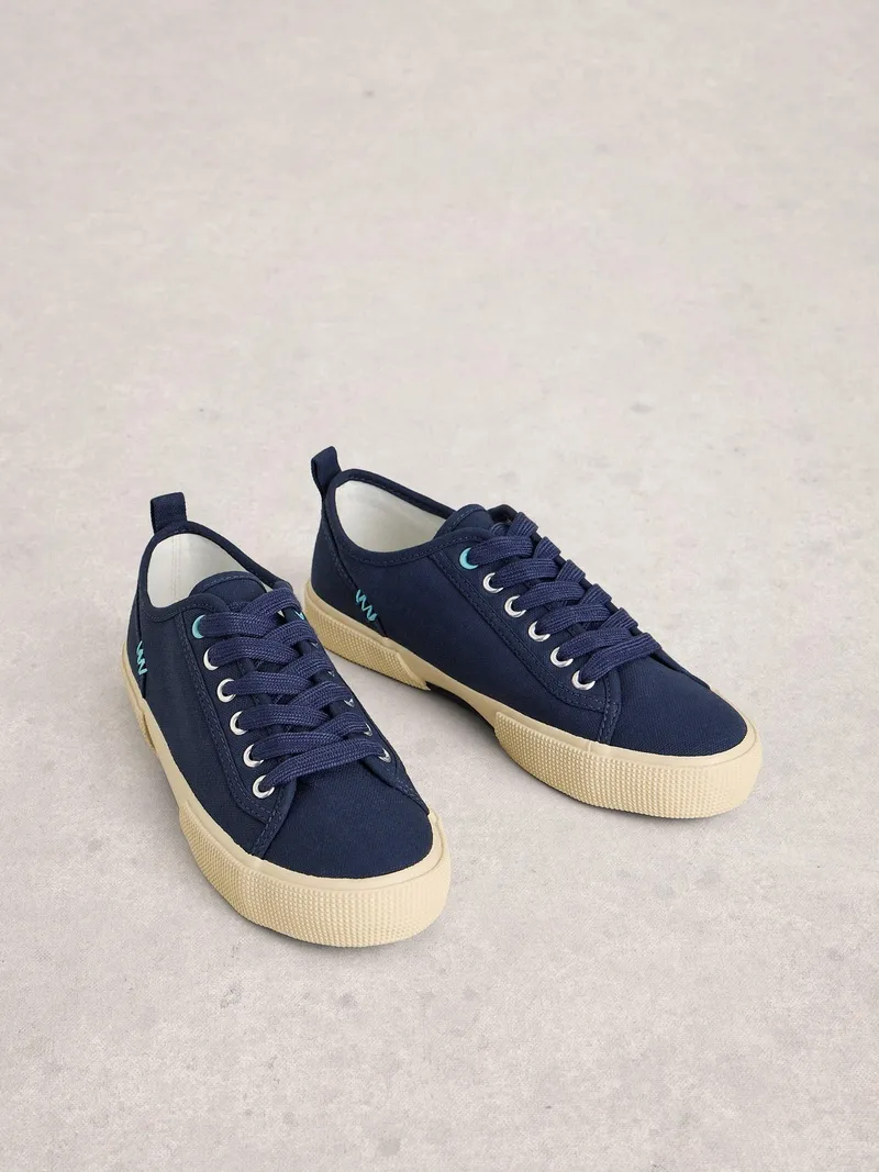 White Stuff Stoffsneaker Pippa - 36, Dunkelmarine, – Produktbild 2 von 4