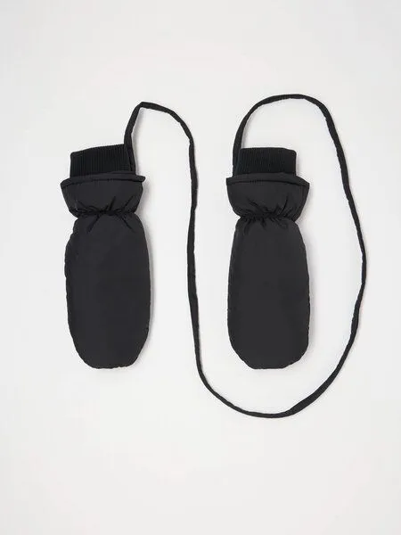 LANIUS LANIUS Wattierte Handschuhe aus recyceltem Polyester, Black, – Produktbild 1 von 4
