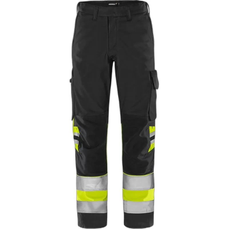 Fristads Sichtbare Arbeits Hose Klasse 1 Fristads Green 2649 GPLU, Gelb, – Produktbild 1 von 1