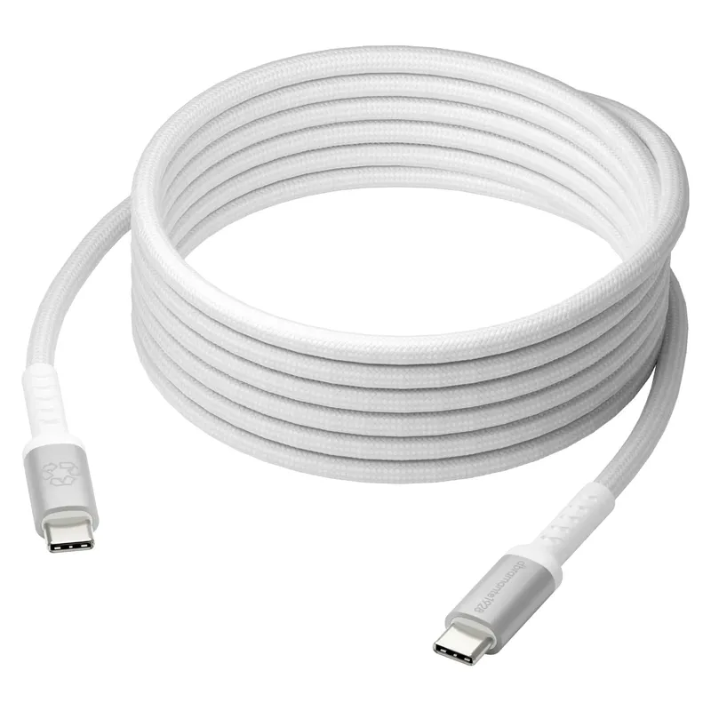 dbramante1928 dbramante1928 Re-charge USB-C-zu-USB-C-Ladekabel 100 W - 3 Meter - Weiß, Weiß, – Produktbild 1 von 1