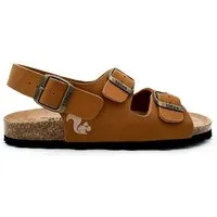 thies Vegane thies ® Eco Bio Backstrap Sandale aus rec. PET mit Kork-Tieffussbett, Caramel, – Produktbild 1 von 1