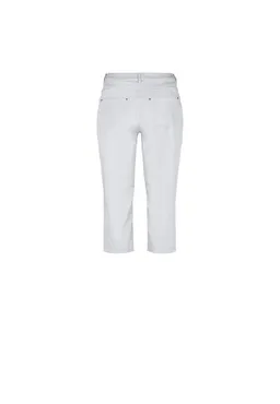 LAURIE LAURIE Damen vegan Hose Hannah Regular Capri Medium Length Weiß – Produktbild 1 von 1