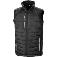 Result Genuine Recycled Result Genuine Recycled Reduzierte Herren Weste Steppweste Atmungsaktiv Wasserabweisend Bodywarmer bis Größe 4XL Wattiert Padded Übergangsweste – Produktbild 1 von 1