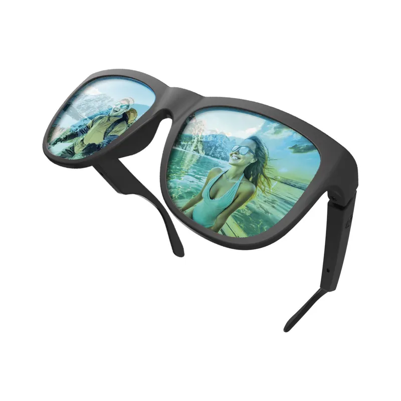 SBS SBS Polarisierte Sonnenbrille mit integrierten kabellosen Kopfhörern, schwarz Open-Ear Kopfhörer – Produktbild 1 von 1