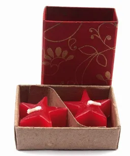 El Puente El Puente Sternkerzen, 2er-Set | Fair Trade & Handmade aus Indien – Produktbild 1 von 1