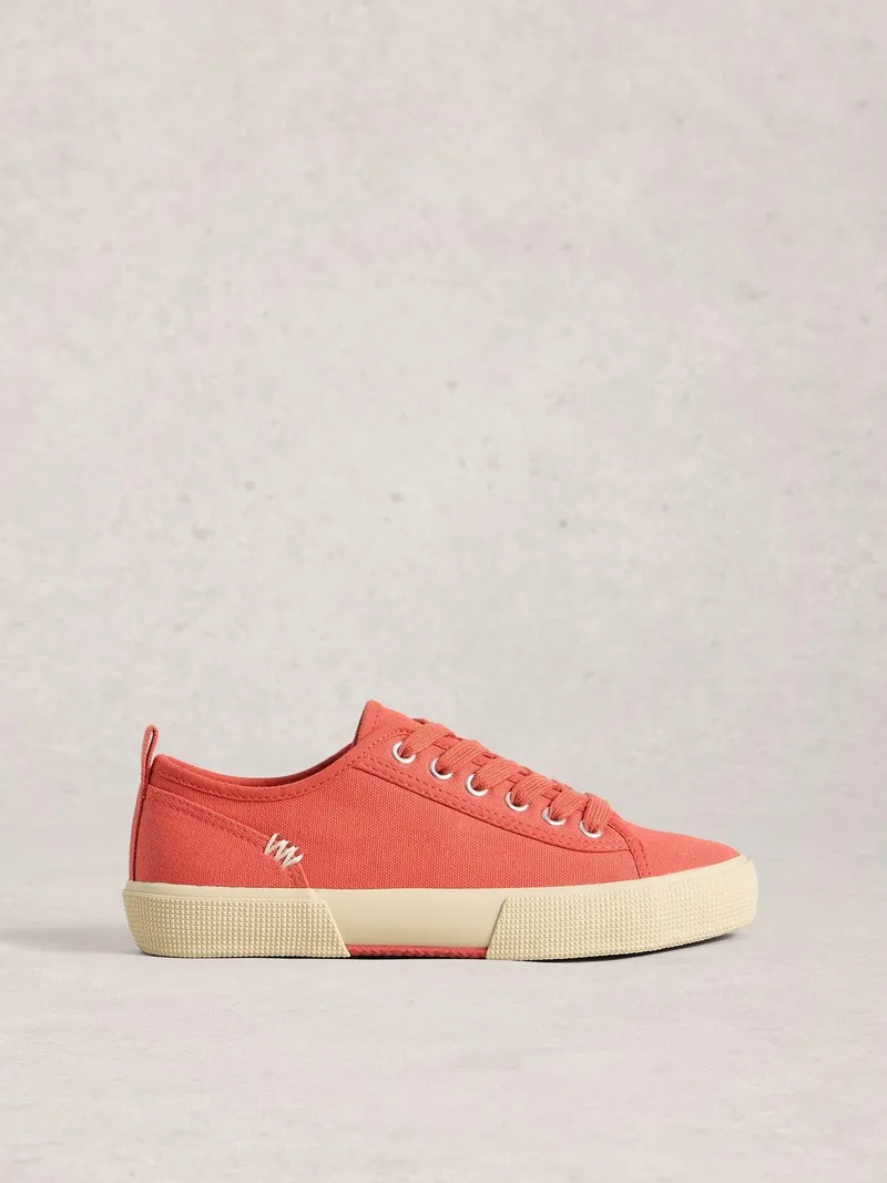 White Stuff Stoffsneaker Pippa - 37, Mittelkoralle, – Produktbild 1 von 4