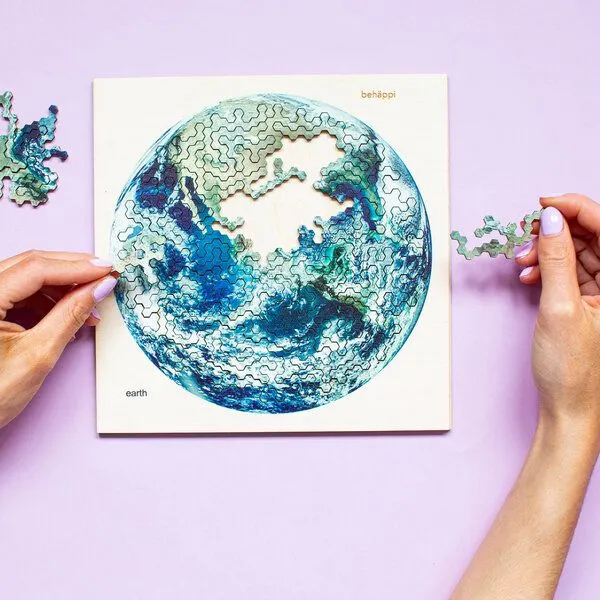 Behäppi Behäppi Space Collection IQ-Puzzle aus Holz Level schwer – Produktbild 6 von 6
