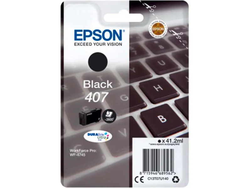 Epson Epson Tintenpatrone 407 schwarz – Produktbild 1 von 1