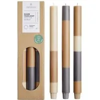 Originalhome Originalhome Schichtkerzen für bewusste Geschenke S/3 - paraffinfrei & vegan, Pine apple, – Produktbild 1 von 1