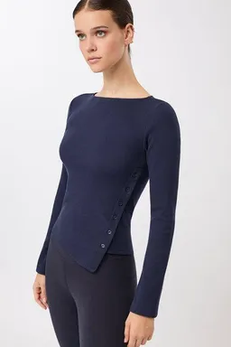 mandala Mandala Side Button Longsleeve – Produktbild 1 von 1
