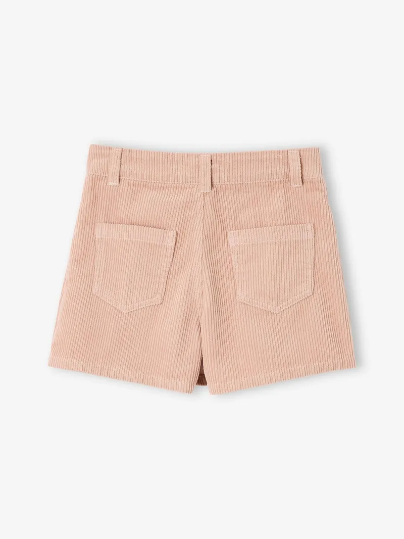 Vertbaudet Cord-Hosenrock mit Falten Mädchen, Beige, – Produktbild 2 von 3