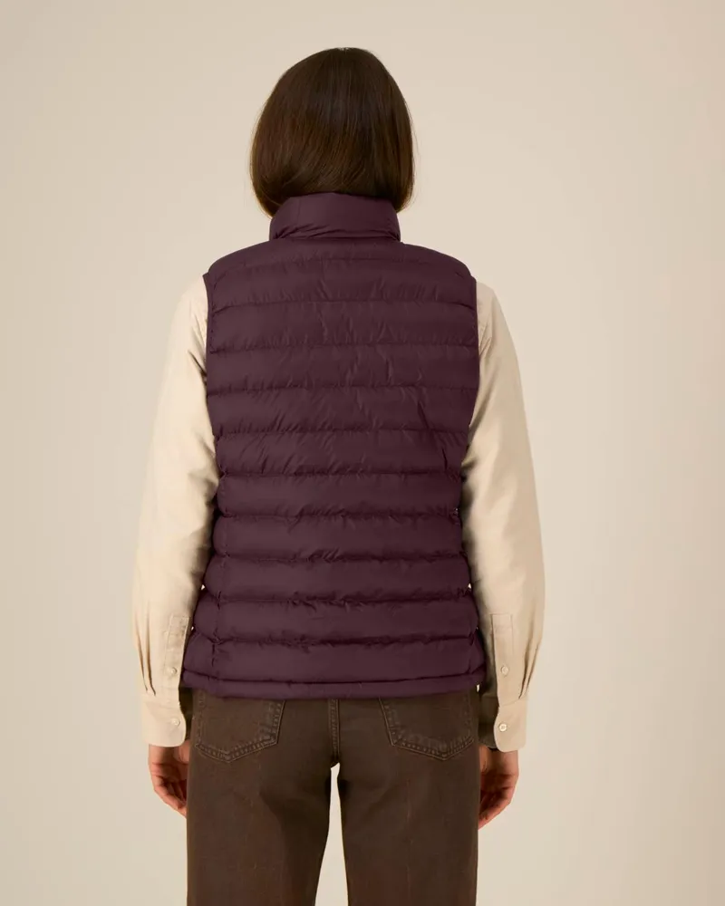 UNIPOLAR UNIPOLAR Damen vegan Steppweste Klettern, Rot, – Produktbild 1 von 2