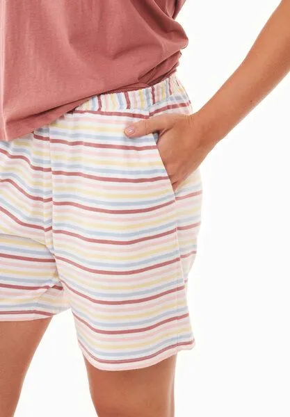 ORGANICATION ORGANICATION ALEEXA | Shorts Pyjama-Set aus Bio-Baumwolle, Clay, – Produktbild 4 von 4