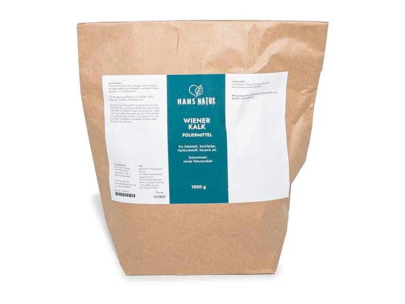 HANS NATUR Wiener Kalk Pulver 1000 g – Produktbild 1 von 1