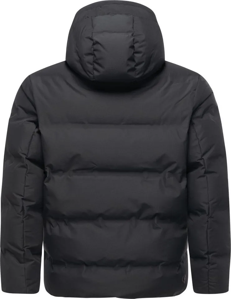 ragwear ragwear Winterjacke Norgos Winter Steppjacke mit Kapuze, Schwarz, – Produktbild 4 von 4