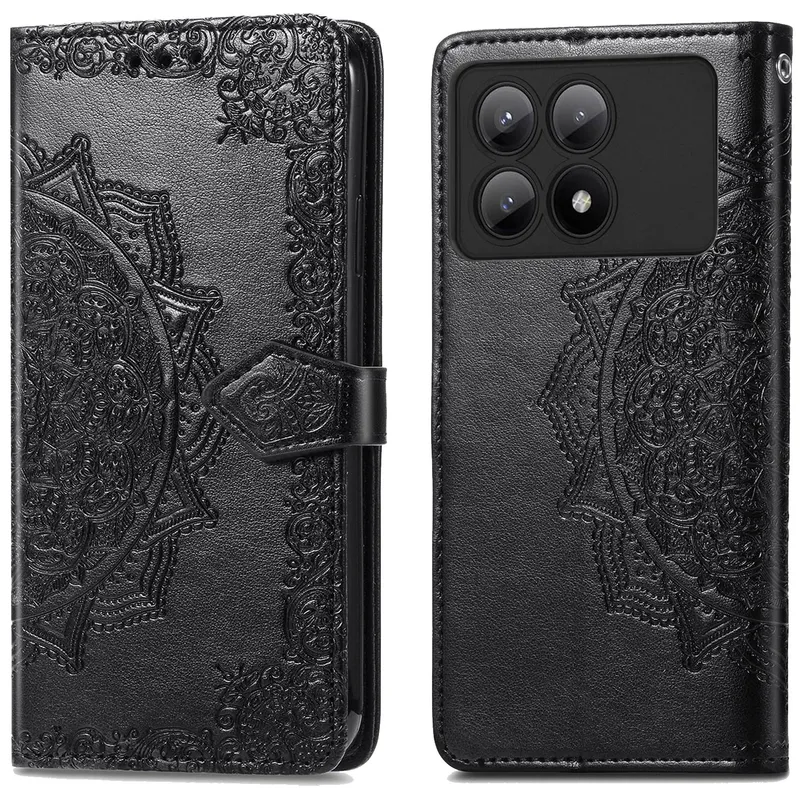 imoshion imoshion Mandala Klapphülle für das Xiaomi Poco X6 Pro, Schwarz, – Produktbild 1 von 1
