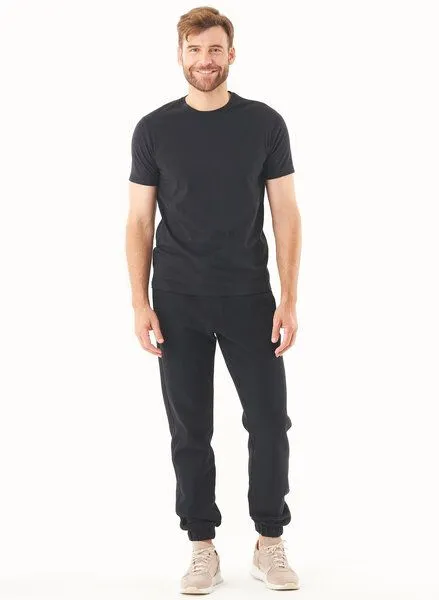ORGANICATION ORGANICATION ESSENTIALS - PARSSA - Soft Touch Sweathose aus Bio-Baumwolle, Schwarz(black), – Produktbild 1 von 3
