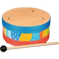 Goki goki Kinder Trommel aus Holz und Metall Maße 9,5 cm hoch, Durchmesser 18 cm – Produktbild 1 von 1