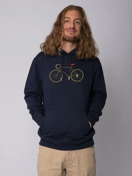 watapparel watapparel Hoodie Unisex Fahrrad, French navy, – Produktbild 1 von 4