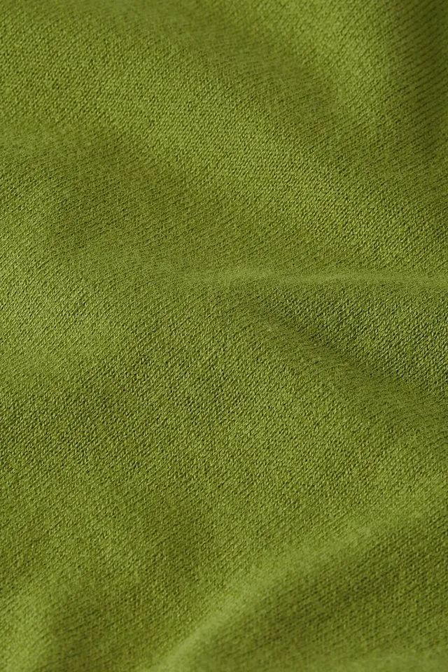 king louie king louie Langarmshirt - Bell Top Club - Modisches Strickshirt mit Rundhals aus Baumwolle für, Grün, – Produktbild 5 von 5