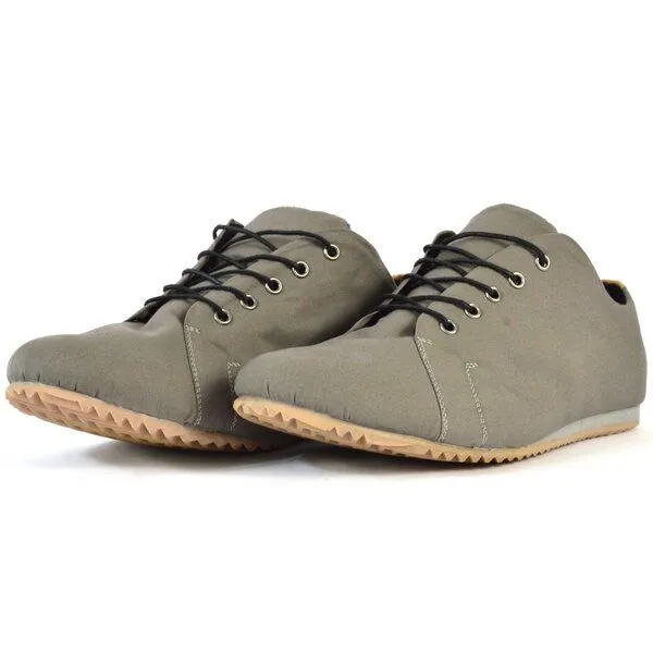 SORBAS SORBAS '63 veganer Sneaker aus Bio-Baumwolle Low-Cut (gefüttert), Grey (grau), – Produktbild 3 von 4