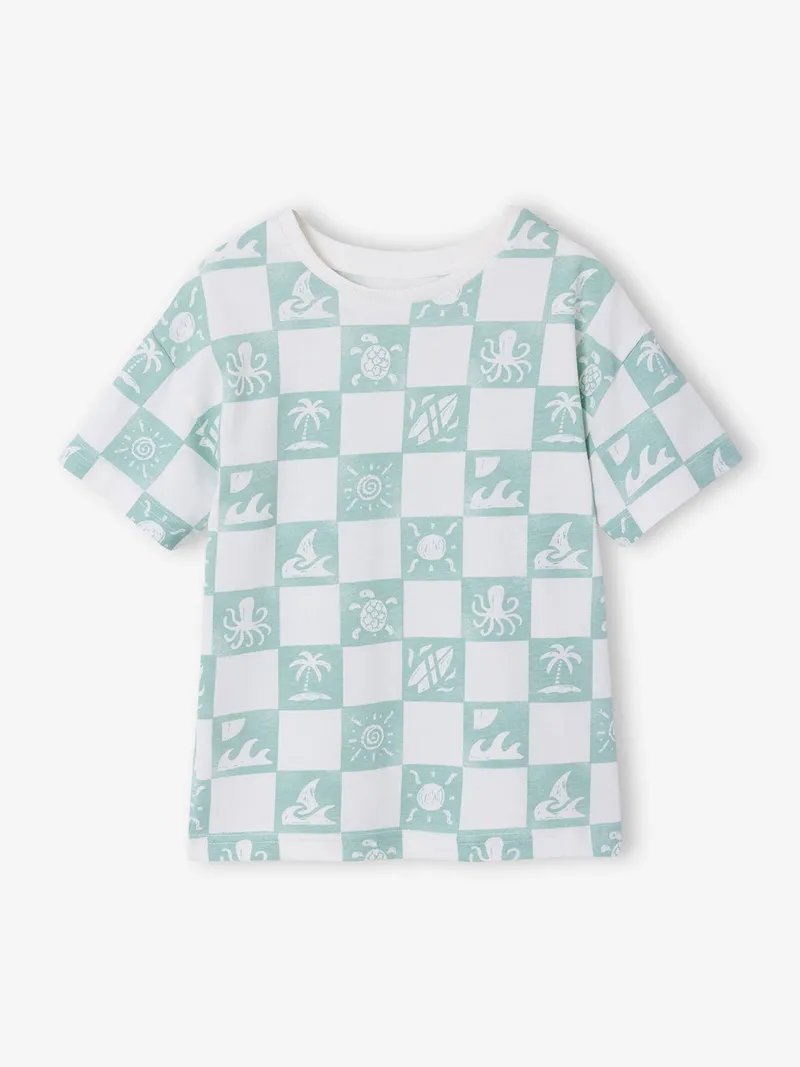 Vertbaudet T-Shirt Jungen, Aqua, – Produktbild 3 von 4