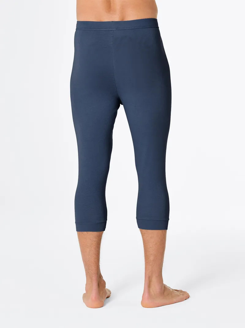 wäschepur men Hose 3/4-lang dunkelblau + dunkelblau-bedruckt, Dunkelblau + dunkelblau-bedruckt, – Produktbild 3 von 3