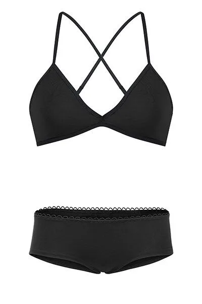 Frija Omina Frija Omina Set: Bio BH + Hipster dunkel, Schwarz, – Produktbild 3 von 5