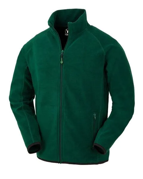 YTWOO YTWOO Recycelte Unisex Polarthermie-Fleecejacke, Dunkelgrün, – Produktbild 2 von 3