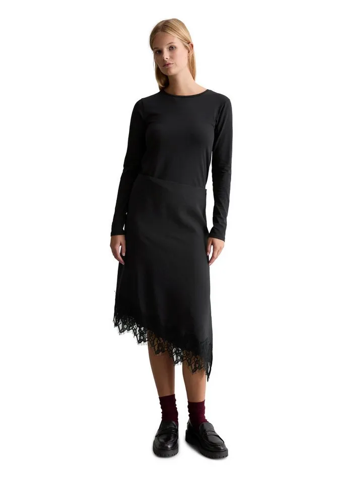 Marc O'Polo DENIM Webrock aus TENCEL™ Modal, Schwarz, – Produktbild 5 von 5