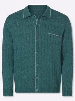 marco donati Strickjacke petrol-meliert – Produktbild 1 von 1