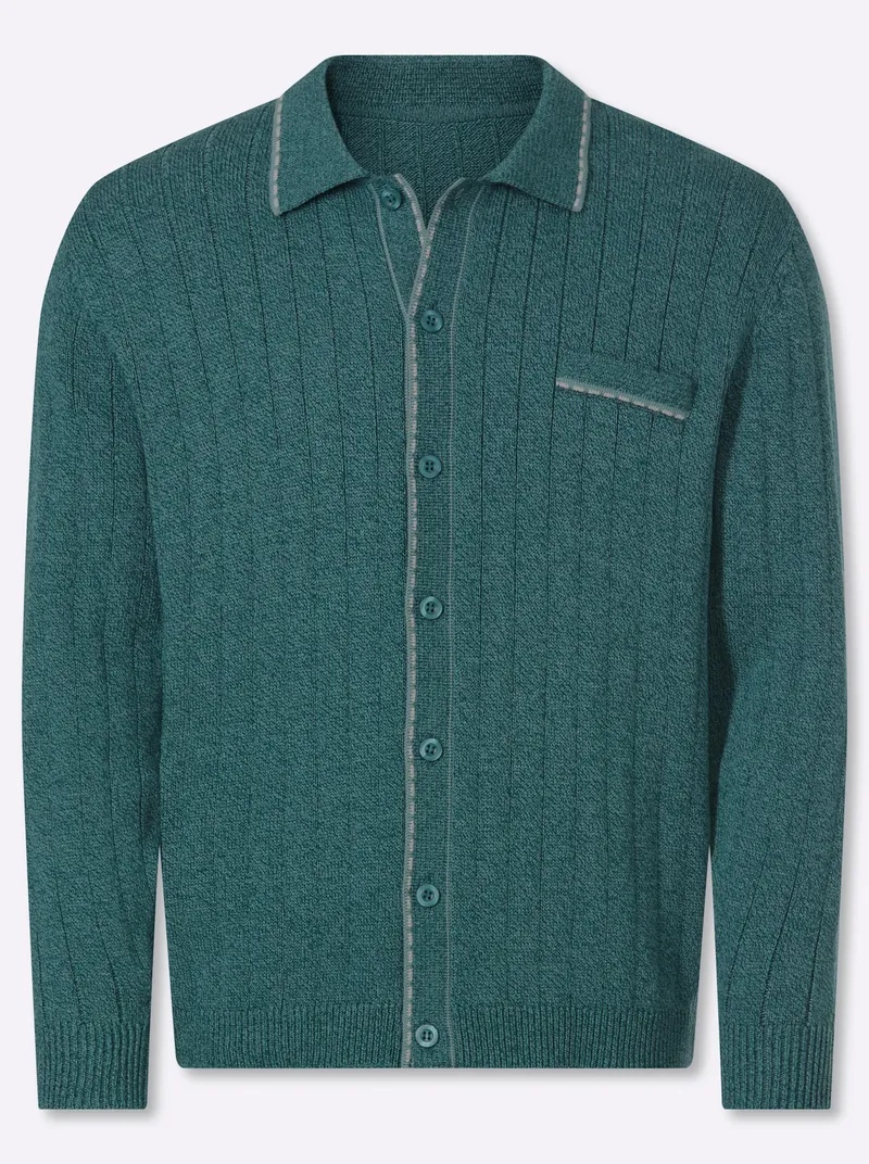 marco donati Strickjacke petrol-meliert, Petrol-meliert, – Produktbild 1 von 2