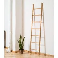 kleiderleiter de kleiderleiter_de Kleiderleiter lang 212 cm für hohe Räume und Galerie- oder Loftwohnungen, (Eiche, Buche, Nussbaum oder weiß lackiert) – Produktbild 1 von 1