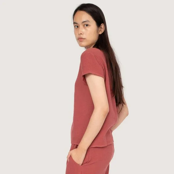 Frija Omina Frija Omina Musselin-Shirt Coube, Senf (gelb), – Produktbild 3 von 3