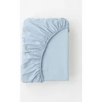 MELA Perkal Spannbetttuch KASOL | von MELA | Fairtrade & GOTS zertifiziert, Cloudy blue, – Produktbild 1 von 1