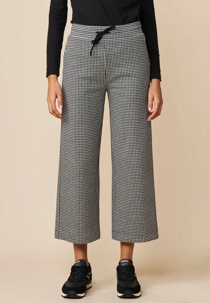 LANA Organic LANA Organic Culotte, Modell Samara, Chloe schwarz - ecru, – Produktbild 2 von 4
