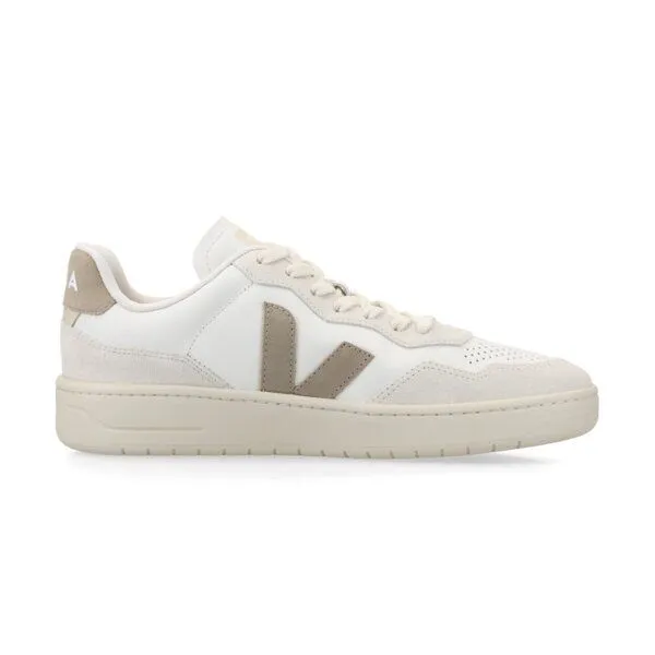 Veja Veja Sneaker Unisex - V-90, White/taupe, – Produktbild 3 von 4