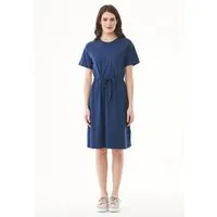 ORGANICATION ORGANICATION Slub-Jersey-Kleid aus Bio-Baumwolle, Blau(navy), – Produktbild 1 von 1