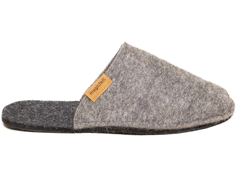 Magicfelt Magicfelt Filz-Pantoffel Magic Travel aus 100% recycelter Schurwolle für Damen & Herren, Tiroler steinschaf, – Produktbild 1 von 5