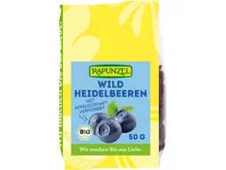 RAPUNZEL RAPUNZEL Bio-Wildheidelbeeren, getrocknet, 50 g – Produktbild 1 von 1